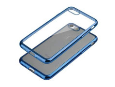 Coque CRYSTAL DELUXE BLEUE souple pour iPhone 7