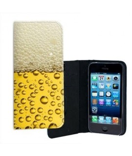 ETUI CUIR BIERE IPHONE 8