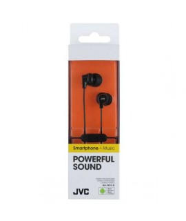 Eciouteurs Intra Auriculaires JVC HA-FR15-B Stereo avec telecommande micro jack 3,5 MM noir