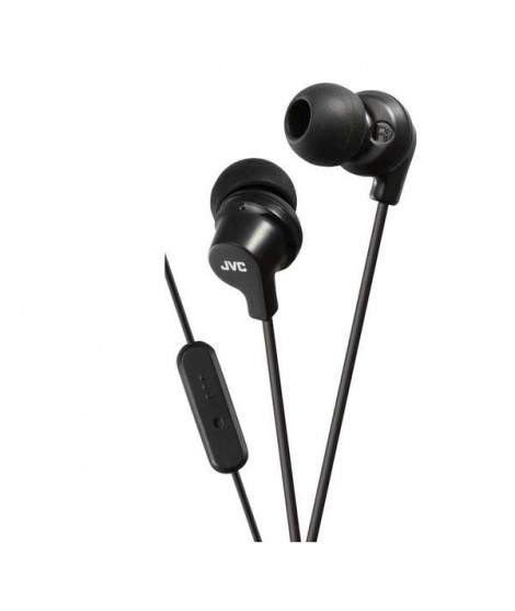 Eciouteurs Intra Auriculaires JVC HA-FR15-B Stereo avec telecommande micro jack 3,5 MM noir