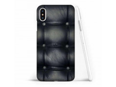 Coque souple ALL BLACK en gel iPhone X