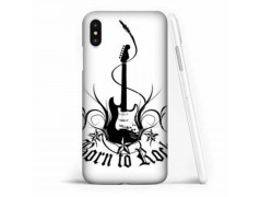 Coque souple BORN TO ROCK en gel iPhone X iPhone X