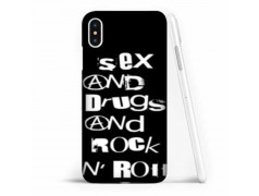 Coque souple ROCK N ROLL en gel iPhone X