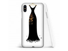 Coque souple ROBE NOIRE en gel iPhone XS