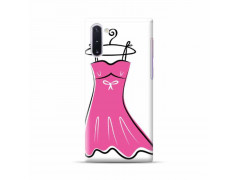 Coque souple PETITE ROBE ROSE en gel pour SAMSUNG Galaxy NOTE 10+