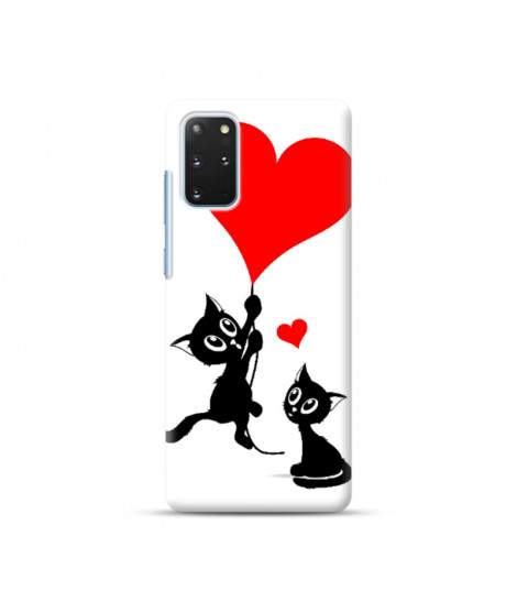 Coque LOVE CAT pour SAMSUNG GALAXY S20