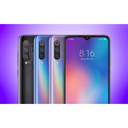 Coque Fleur mauve en gel pour XIAOMI MI9