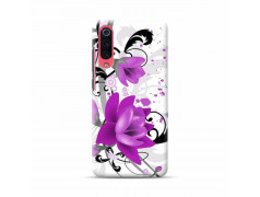 Coque Fleur mauve en gel pour XIAOMI MI9