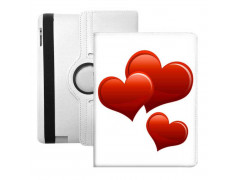 Etui Love blanc pour IPAD 