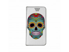 Etui portefeuille TETE DE MORT CALAVERA Samsung Galaxy A30