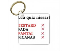 Porte-clés de Nice Lou Quiz nissart