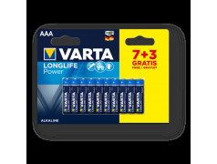 10 PILES Longlife 1,5 V LR03/AAA VARTA