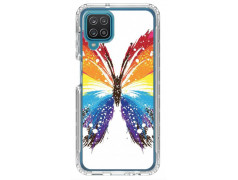 Coque souple SAMSUNG A12 Papillon