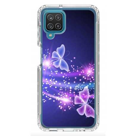 Coque souple SAMSUNG A42 5G Papillon Neon