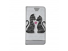 Etui portefeuille Cats pour iPhone 14 Pro MAX