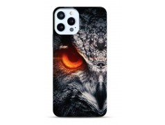 Coque souple Eagle eyes en gel pour iPhone 15 Pro