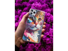 Coque Cat color en gel pour iPhone 15 Pro max