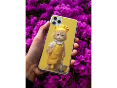 Coque Chat cuisine en gel pour iPhone 15 Pro