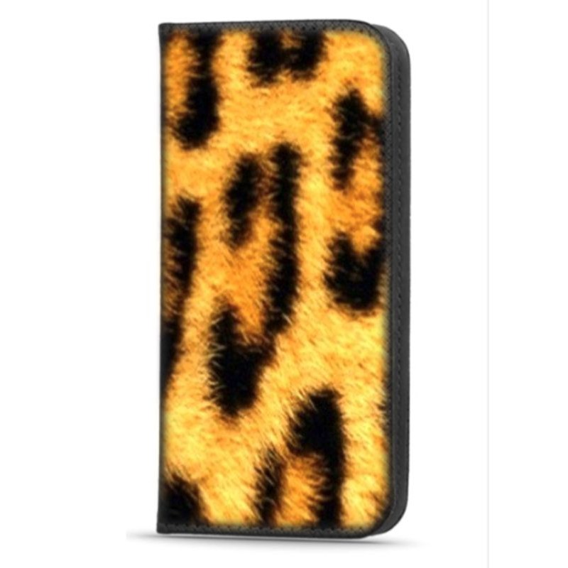 Etui portefeuille tigre pour iPhone 15 pro