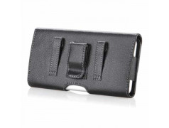 Etui cuir Clip Horizontal Ceinture pour Apple iPhone 15