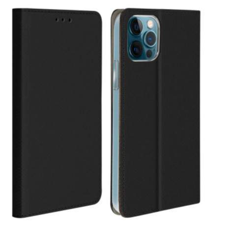 Etui cuir noir portefeuille iPhone 16 Pro