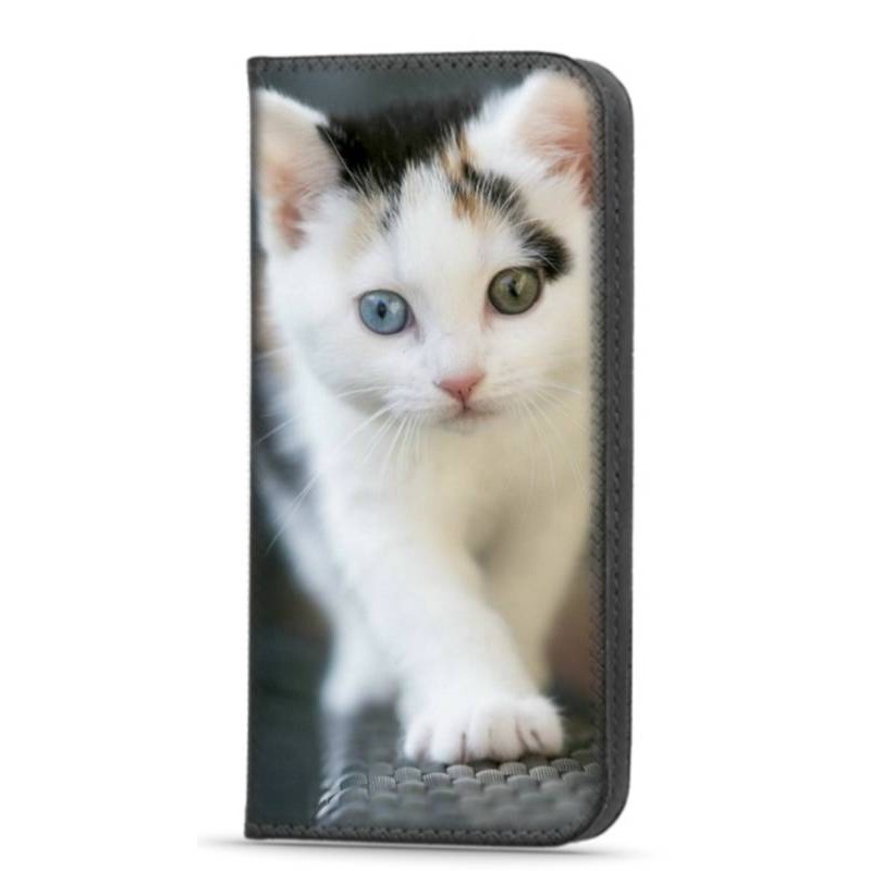 Etui portefeuille Chat pour iPhone 16 pro max