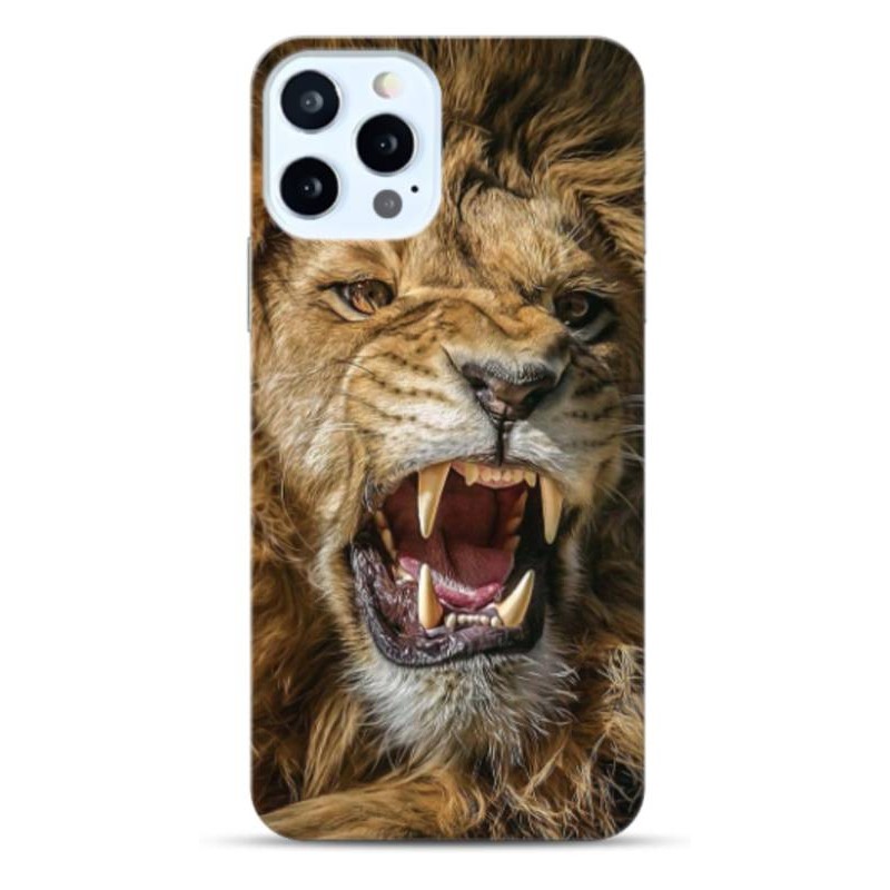 Coque Lion en gel pour iPhone 16 Pro max