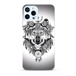 Coque Loup en gel pour iPhone 16 Pro max