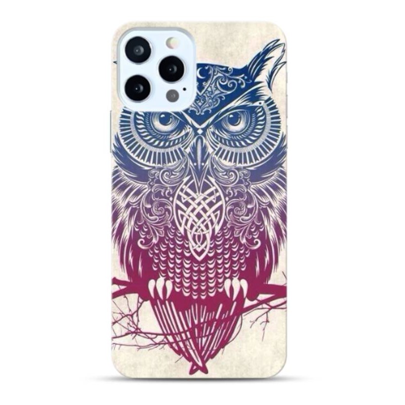 Coque Hibou en gel pour iPhone 16 Pro max