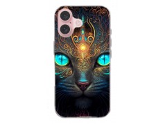 Coque souple Cat en gel pour iPhone 16