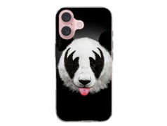 Coque souple Panda en gel pour iPhone 16