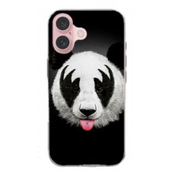 Coque souple Panda en gel pour iPhone 16