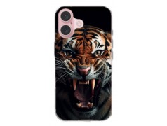 Coque souple Tigre en gel pour iPhone 16