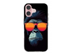 Coque souple Singe en gel pour iPhone 16