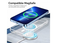 Coque transparente compatible Magsafe pour iPhone 16