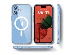 Coque transparente compatible Magsafe pour iPhone 16