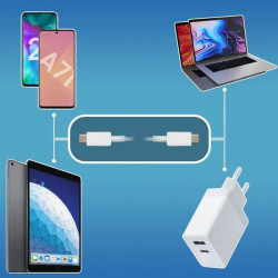 Câble original et certifie SAMSUNG USB-C vers USB-C