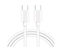 Câble original et certifie SAMSUNG USB-C vers USB-C blanc