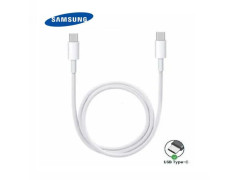 Câble original et certifie SAMSUNG USB-C vers USB-C blanc